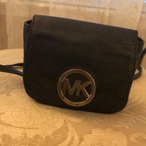 Michael Kors black small crossbody purse